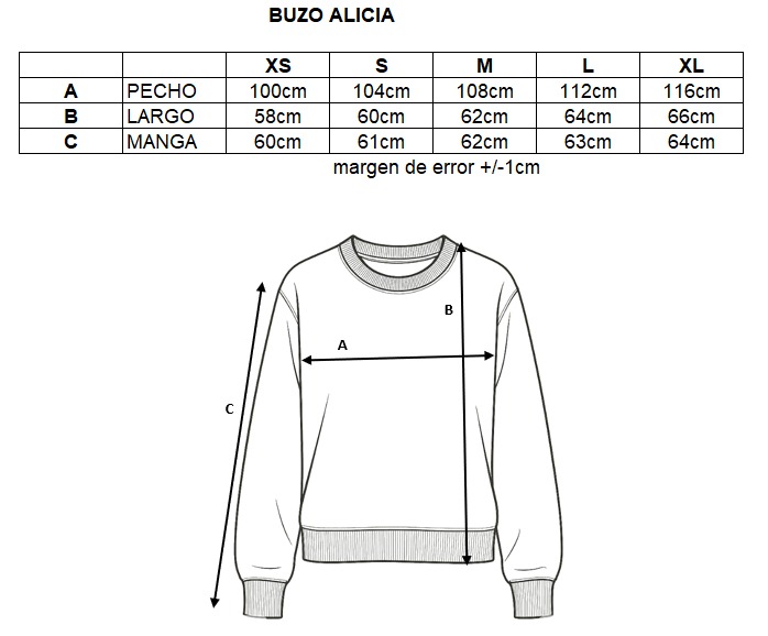 Buzo Alicia