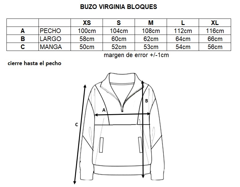 Buzo Virginia Bloques