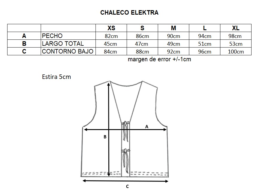 Chaleco Electra