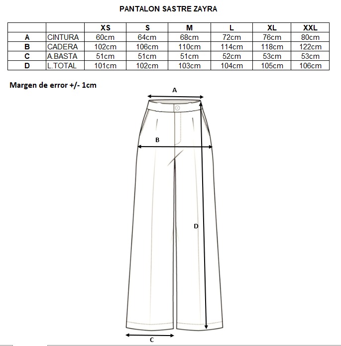 Pantalon sastre Zayra Elastico