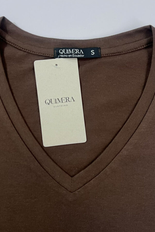 Camiseta Cuello V Karol Brownie