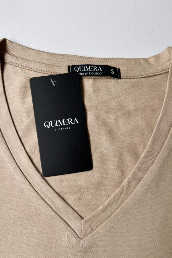 Camiseta Cuello V Karol Habano