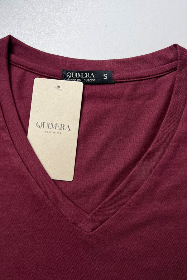 Camiseta Cuello V Karol Vino