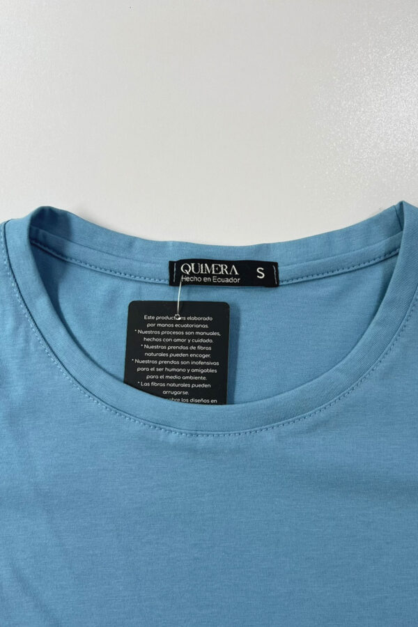 Camiseta básica Quimera mujer Celeste