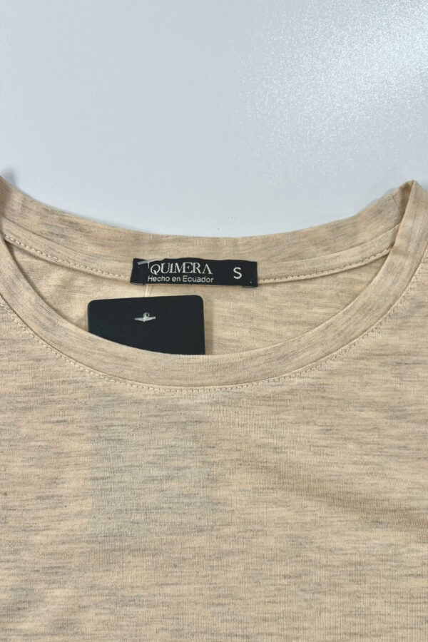 Camiseta básica Quimera mujer Crema Jas