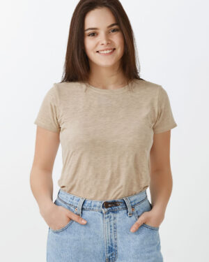 Camiseta básica Quimera mujer Crema Jas