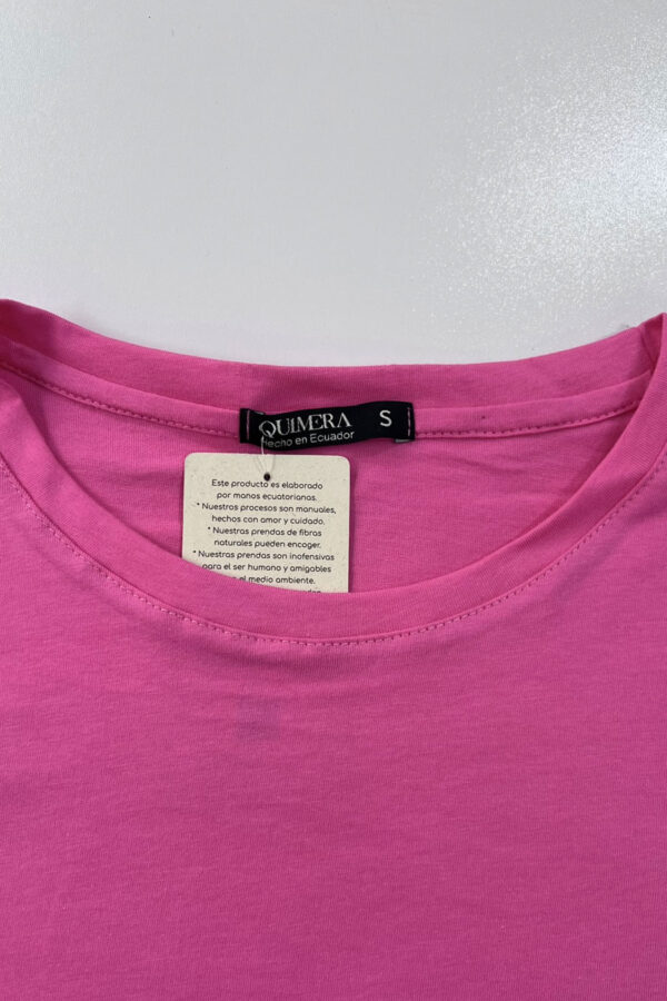 Camiseta básica Quimera mujer Fucsia