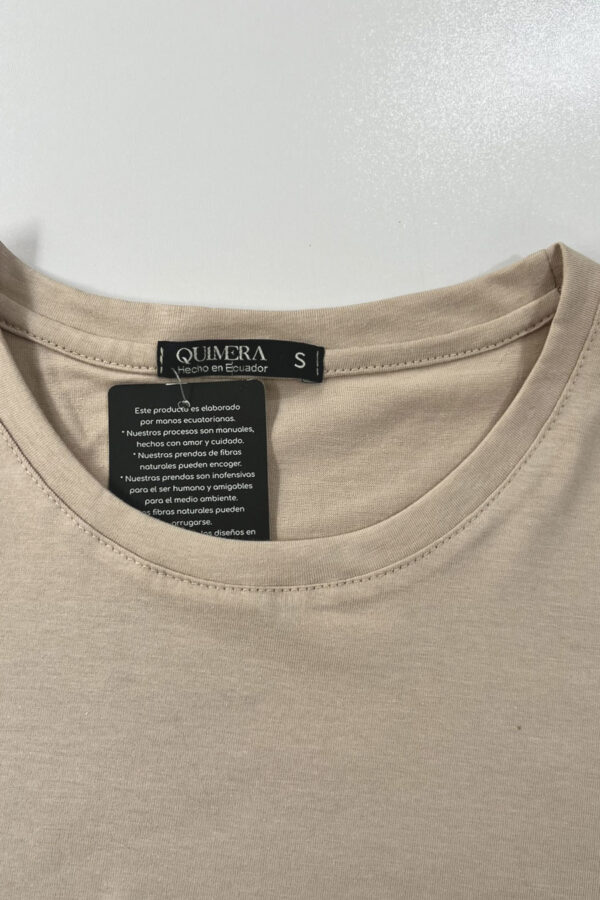 Camiseta básica Quimera mujer Habano