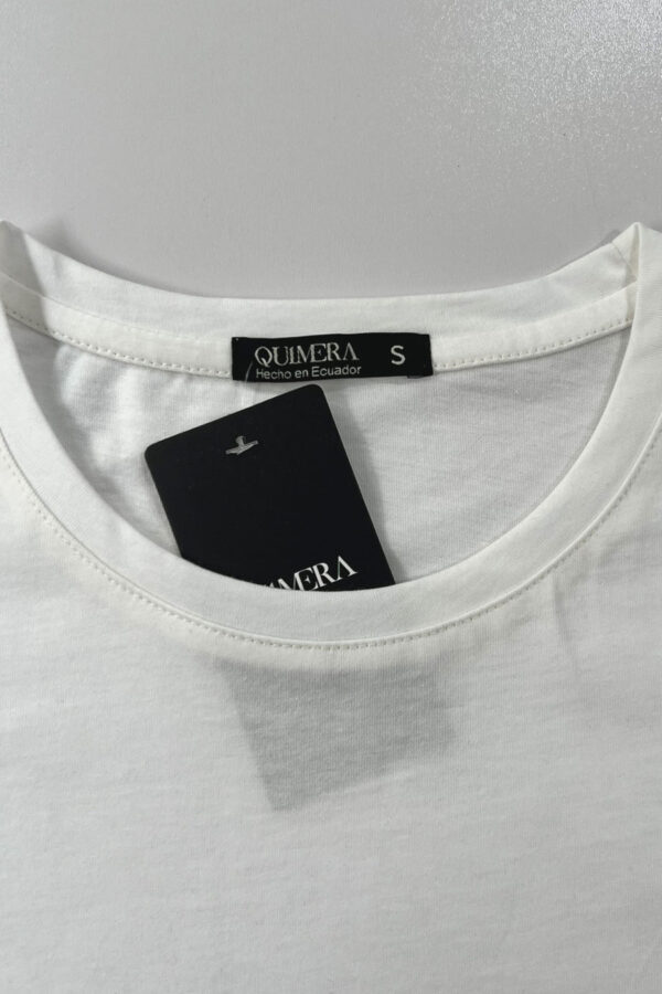 Camiseta básica Quimera mujer Ivory