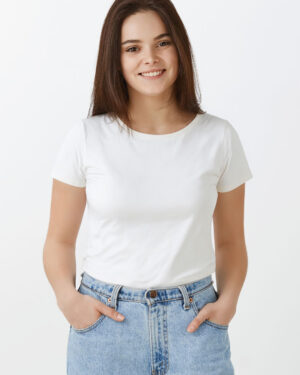Camiseta básica Quimera mujer Ivory