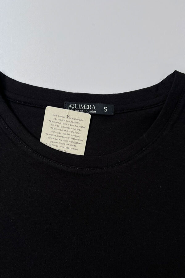 Camiseta básica Quimera mujer Negro