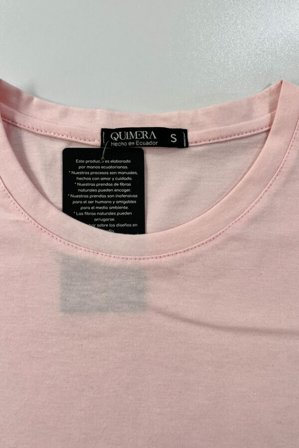 Camiseta básica Quimera mujer Palo Rosa