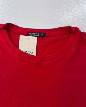 Camiseta básica Quimera mujer Rojo