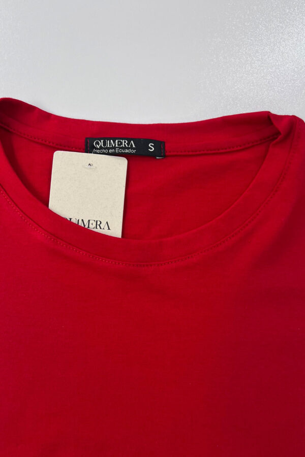 Camiseta básica Quimera mujer Rojo