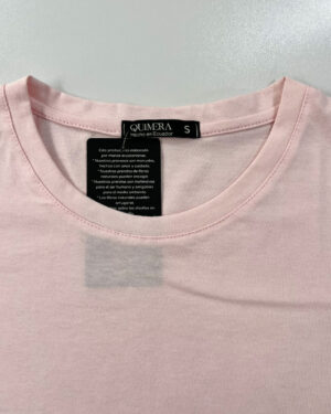 Camiseta básica Quimera mujer Rosa Baby