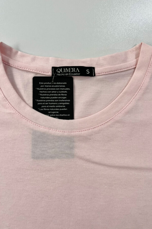 Camiseta básica Quimera mujer Rosa Baby