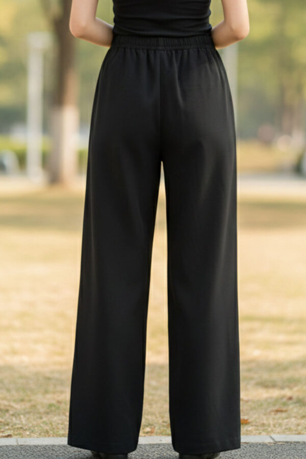 Pantalón Sastre Elástico Negro