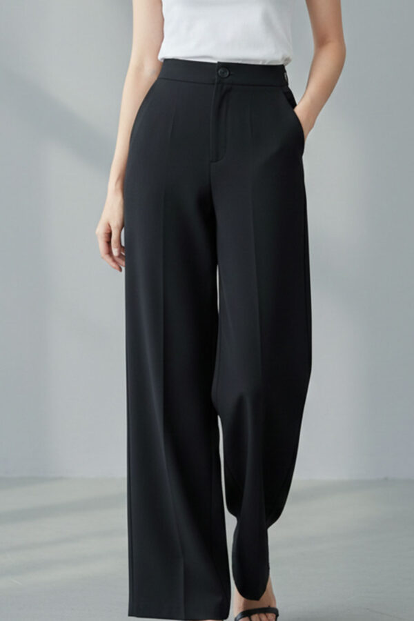 Pantalón Sastre Elástico Negro