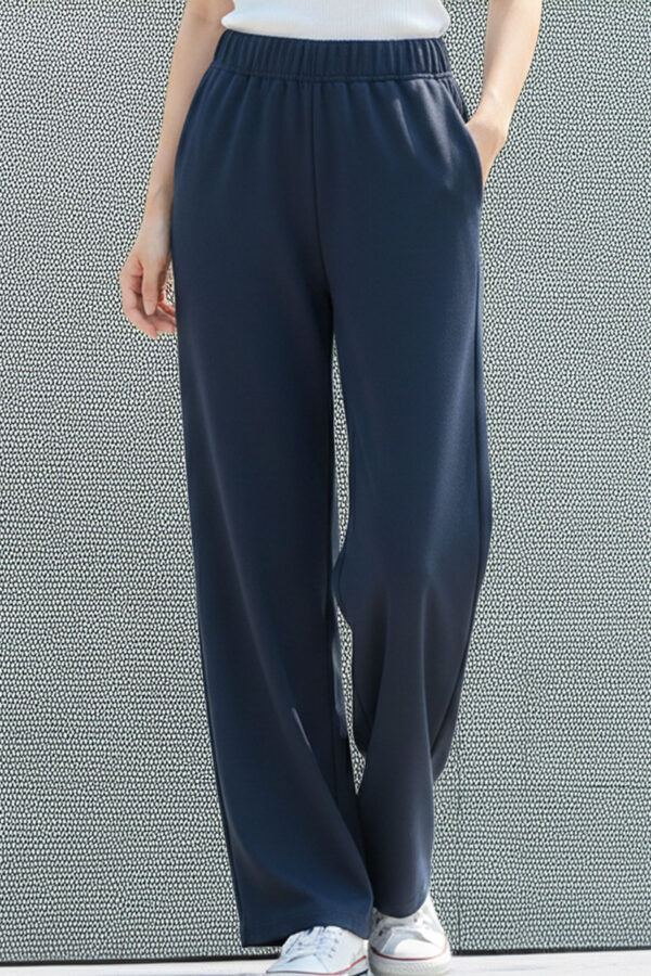 Pantalón Wide Leg Azul Noche