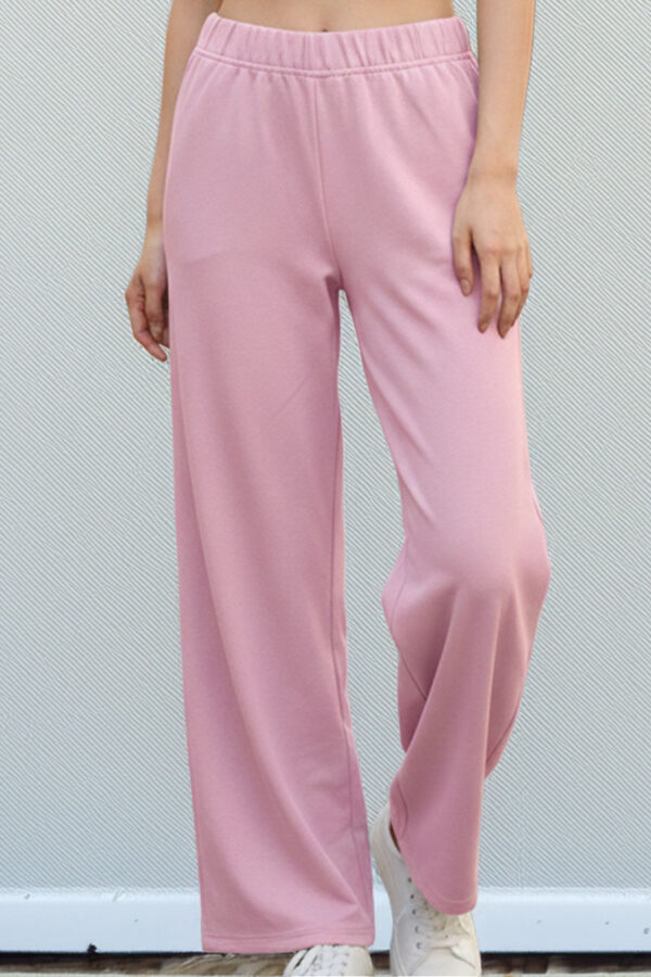 Pantalón Wide Leg Rosa