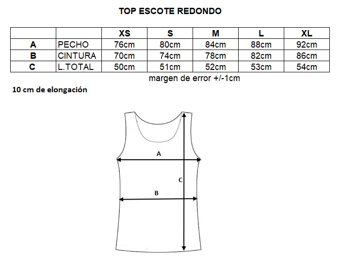 Tops escote redondo