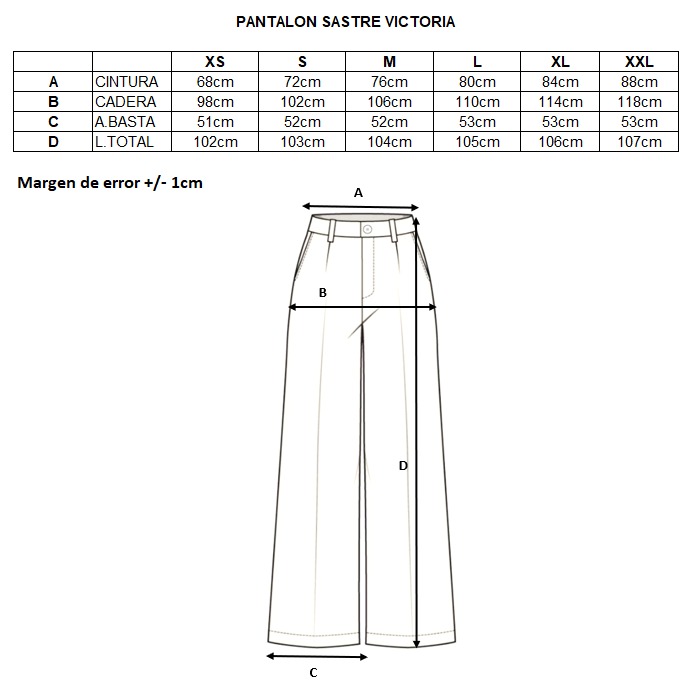 Pantalon sastre Victoria