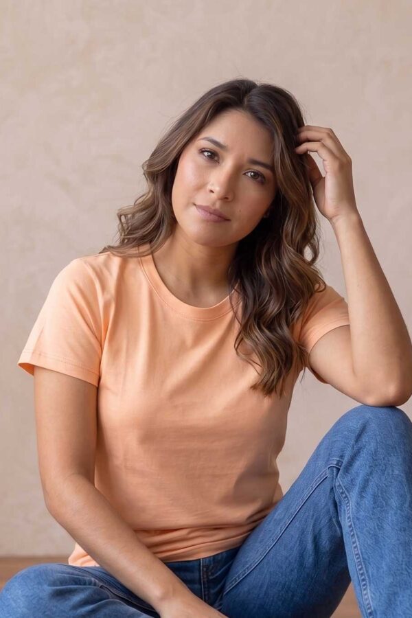 Camiseta básica Quimera Mandarina