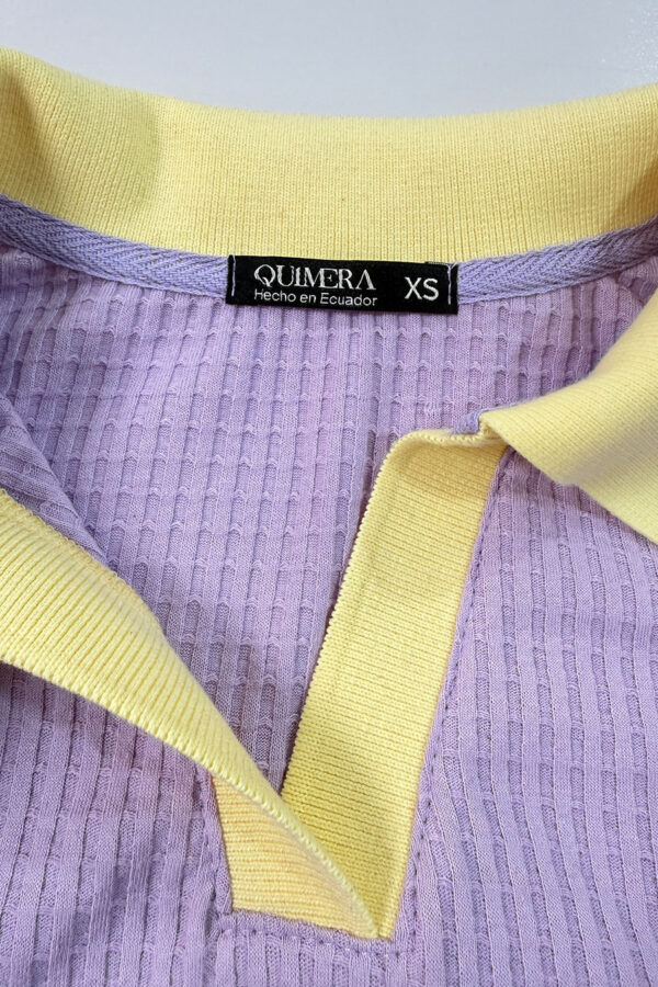 Camiseta Polo Josiane Lila