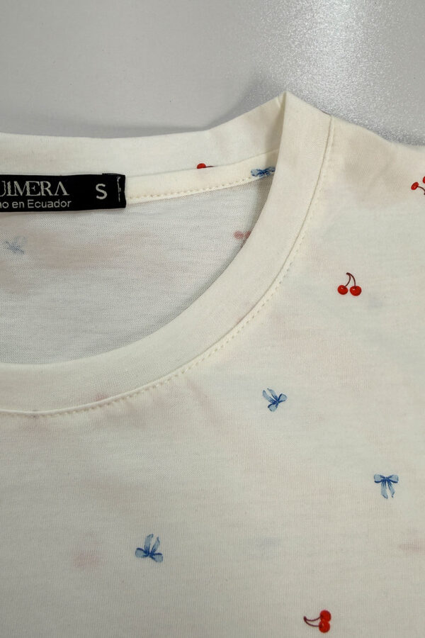 Camiseta Ivory Mini Cherry