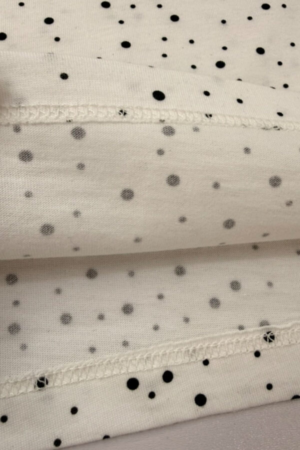 Camiseta Mini Polka Ivory