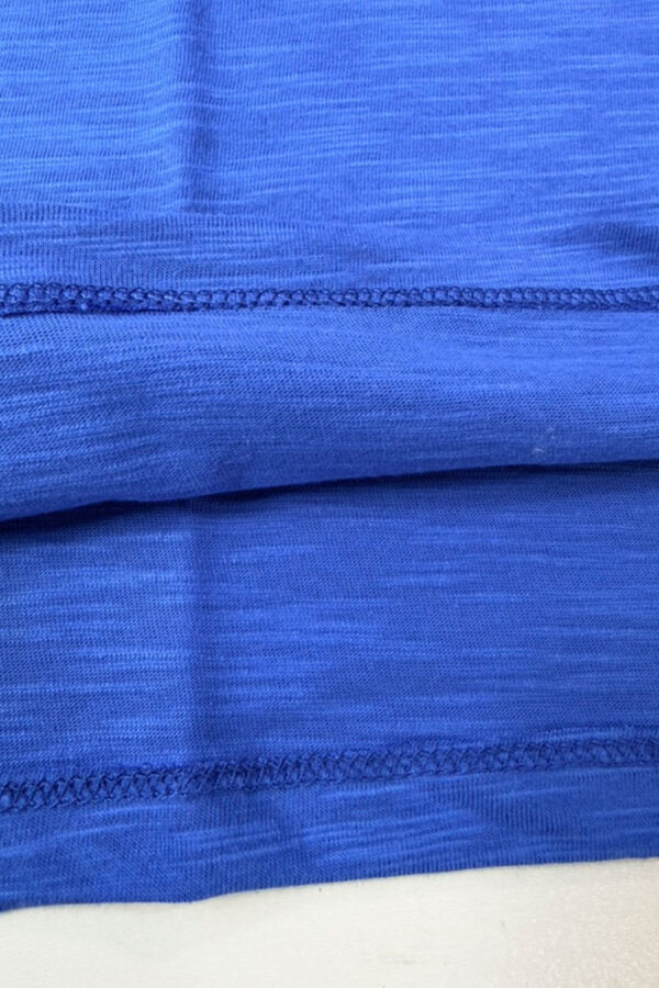Camiseta básica Mujer Azul Flame