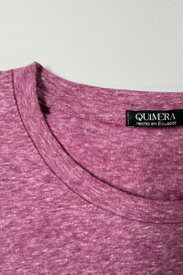 Camiseta básica Uva Jaspe